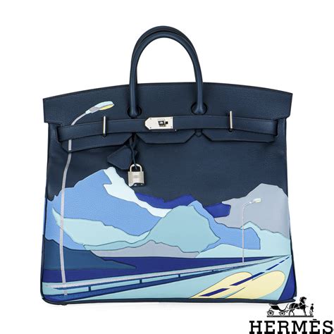 Hermès Limited Edition HAC Birkin 50 'Endless Road' PHW